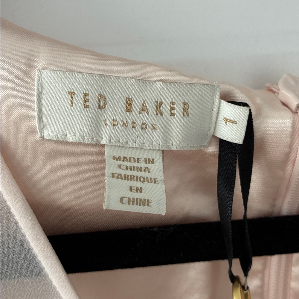 NWT Rare Ted Baker London Size 1 (US 4) Maxi Cape-Back Sweetheart Neckline Dress - Picture 7 of 10